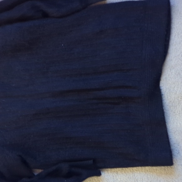 Talk of the Walk Atlantic City Black Angora Fur Long Coat/ Cardigan with Pockets - Picture 8 of 8